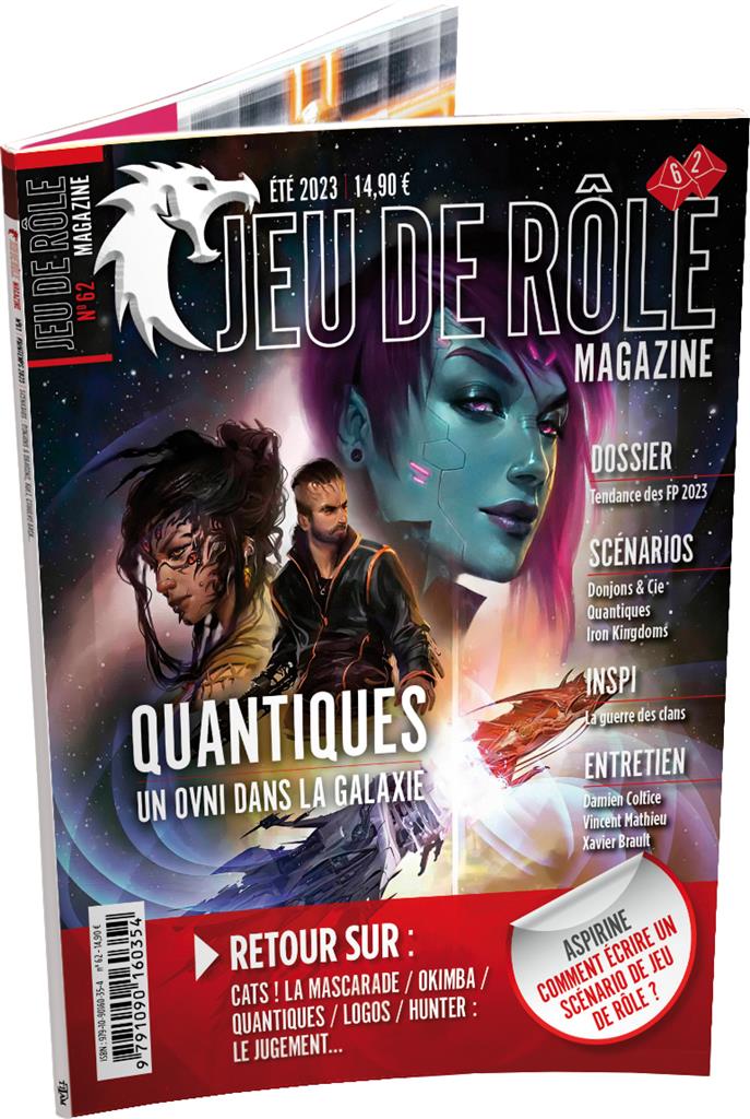 Jeu de Rôle Magazine N°62 (Eté 2023)