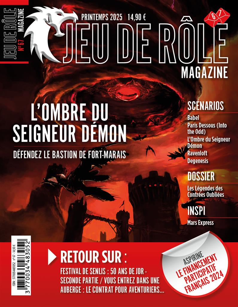 Jeu de Rôle Magazine N°67 ( Printemps 2025) Jeu de Rôle Magazine N°67 ( Printemps 2025)