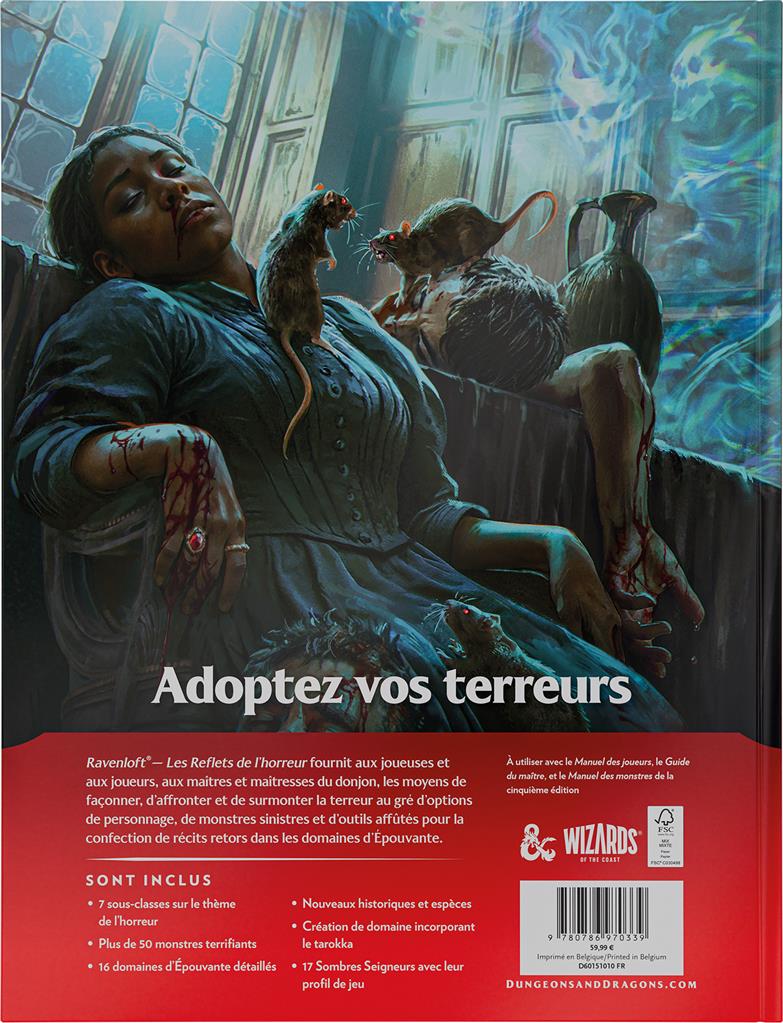 D&D 5 : Ravenloft « les reflets de l’horreur »