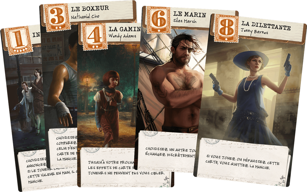 Horr. Arkham Lovecraft Letter – Un jeu Love Letter Horr. Arkham Lovecraft Letter – Un jeu Love Letter
