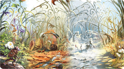 MTG : Bloomburrow Playmat White MTG : Bloomburrow Playmat White