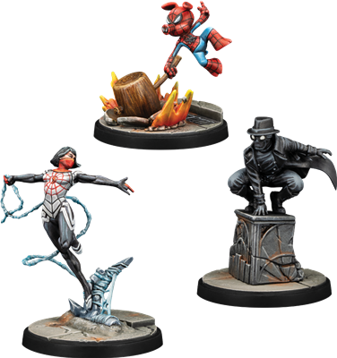 MCP: Silk Spider Ham & Spider Man Noir