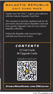 SWL: Galactic Republic (Card Pack)