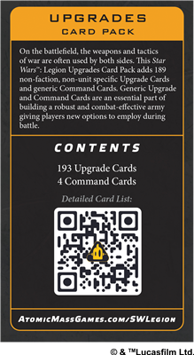 SWL: Command & Training Upgrade (Card Pack)