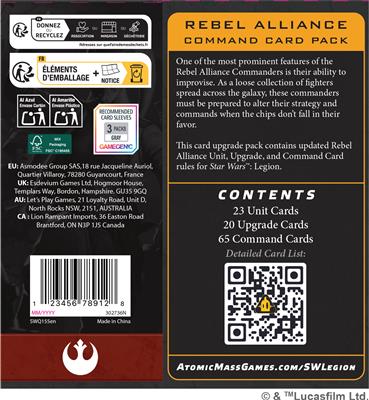 SWL: Rebel Alliance Command (Card Pack)