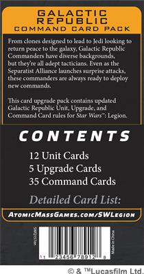 SWL: Galactic Republic Command (Card Pack)