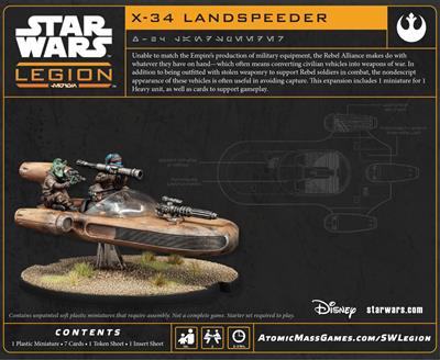 SWL: X-34 Landspeeder​​​ (Reissue)