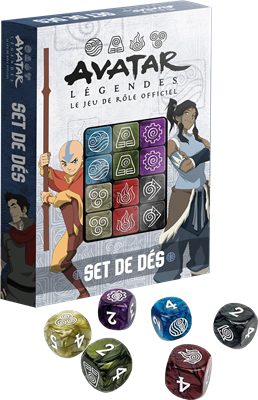 Avatar Légendes - Set de Dés Avatar Légendes - Set de Dés