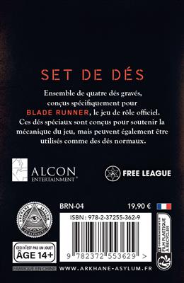 Blade Runner :  Set de dés Blade Runner :  Set de dés