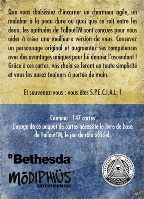 Fallout : Cartes d'Aptitudes Fallout : Cartes d'Aptitudes