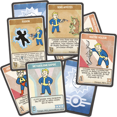 Fallout : Cartes d'Aptitudes Fallout : Cartes d'Aptitudes