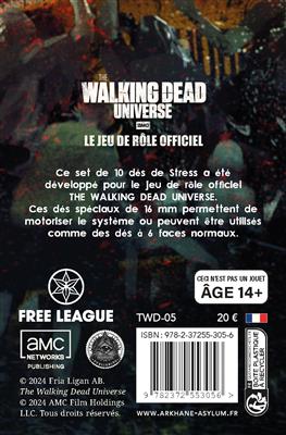 The Walking Dead : Dés de Stress The Walking Dead : Dés de Stress