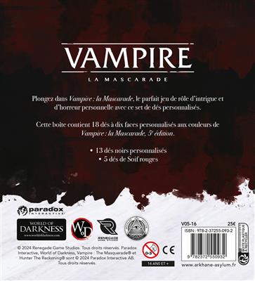 Vampire: Set de Dés Blister