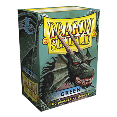 100 Sleeves Dragon Shield : Green (10)