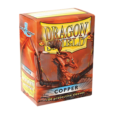 100 Sleeves Dragon Shield : Copper (10)