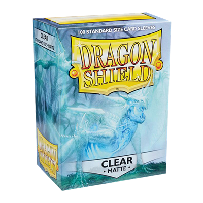 100 Dragon Shield Matte : Clear (10)