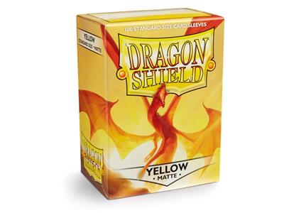 100 Dragon Shield Matte : Yellow (10)