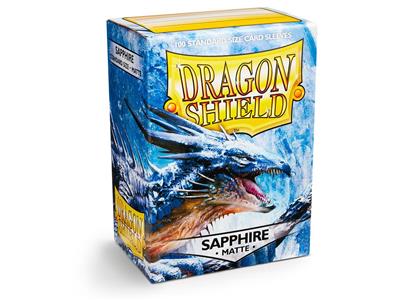 100 Dragon Shield Matte : Sapphire (10)