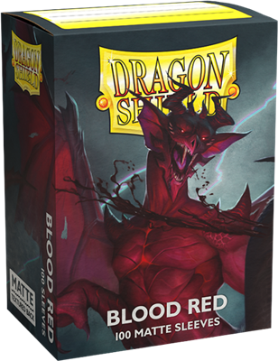 100 Dragon Shield Matte : Blood red (10)
