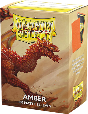 100 Dragon Shield Matte : Amber (10) 100 Dragon Shield Matte : Amber (10)