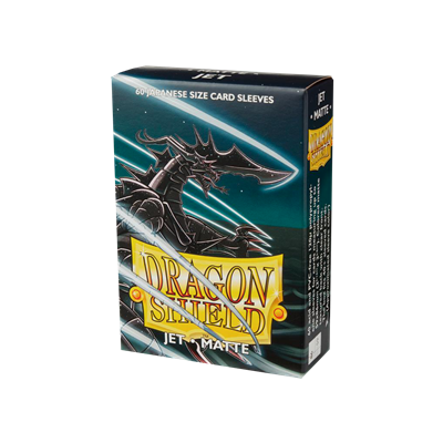 60 Dragon Shield Matte Japanese : Sleeves Jet (10) 60 Dragon Shield Matte Japanese : Sleeves Jet (10)
