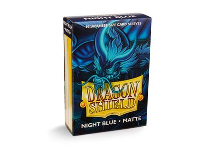 60 Dragon Shield Matte Japanese: Night Blue (10) 60 Dragon Shield Matte Japanese: Night Blue (10)