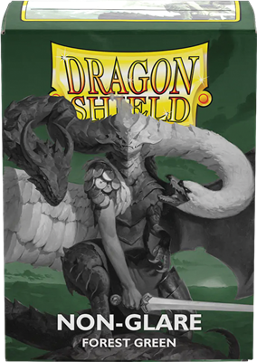 100 Dragon Shield Matte Non-Glare : Green (10)