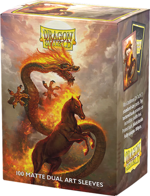 100 Dragon Shield Art: Fire Horse (10)