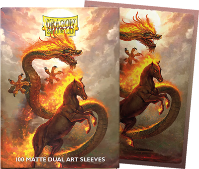 100 Dragon Shield Art: Fire Horse (10)