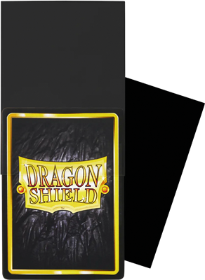 100 Dragon Shield Perfect Fit : Thick Black
