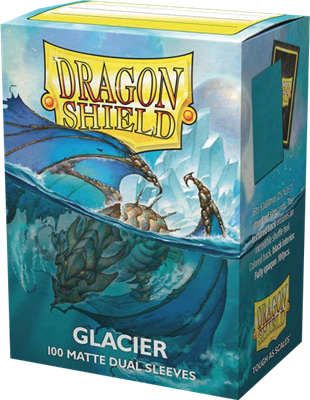100 Dragon Shield Dual Matte - Glacier (10)