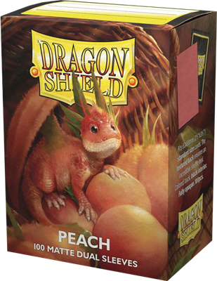 100 Dragon Shield Dual Matte - Peach (10) 100 Dragon Shield Dual Matte - Peach (10)