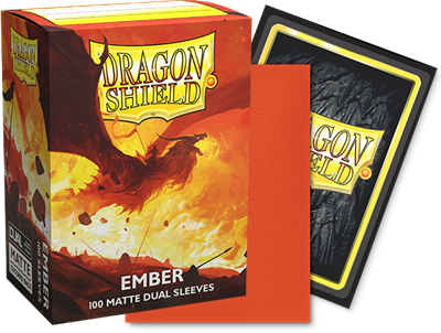100 Dragon Shield Dual Matte - Ember (10)