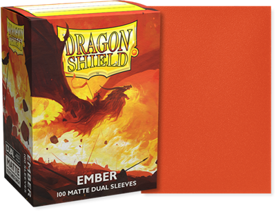 100 Dragon Shield Dual Matte - Ember (10)