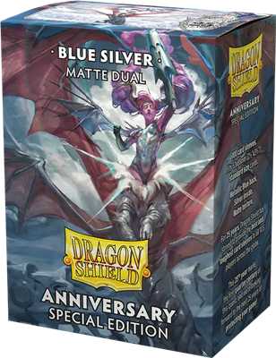 100 Dragon Shield Matte : Cobalt & Silver (10) 100 Dragon Shield Matte : Cobalt & Silver (10)