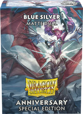 100 Dragon Shield Matte : Cobalt & Silver (10) 100 Dragon Shield Matte : Cobalt & Silver (10)