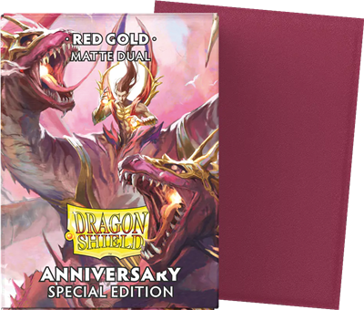 100 Brushed art sleeves: Pomegranate & Gold 100 Brushed art sleeves: Pomegranate & Gold