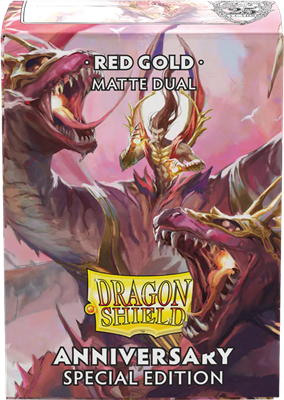 100 Brushed art sleeves: Pomegranate & Gold 100 Brushed art sleeves: Pomegranate & Gold