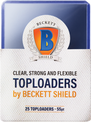 Beckett Shield : 25 toploader 55pt Regular Clear