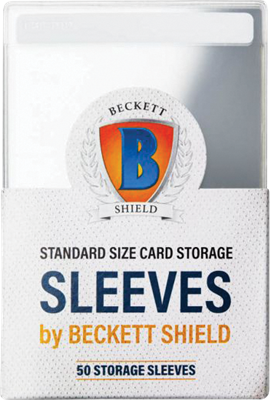 Beckett Shield : 50 Storage Sleeves – Standard