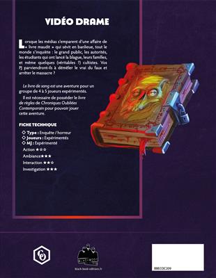 Chroniques Oubliées Cont. 2 : Le Livre de sang