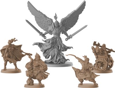 Massive Darkness 2 : Bardes&Ingénieurs VS L'Ange. Massive Darkness 2 : Bardes&Ingénieurs VS L'Ange.