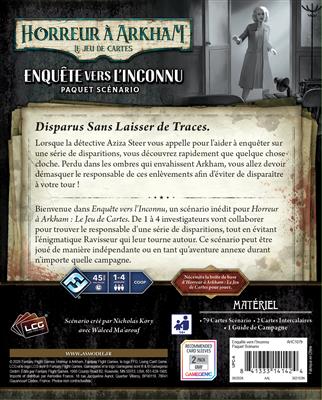 Arkham JCE : Traces to Nowhere (scenario)
