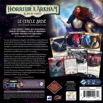 Arkham JCE : Le Cercle Brisé (Investigateurs) Arkham JCE : Le Cercle Brisé (Investigateurs)