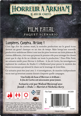 Arkham JCE : Film Fatal (scenario) Arkham JCE : Film Fatal (scenario)
