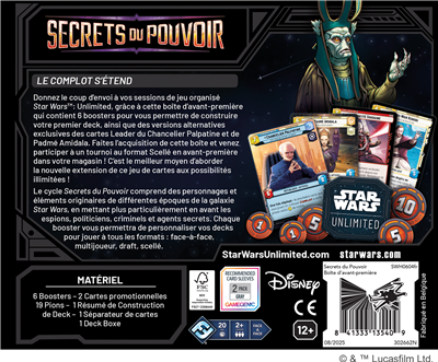 SWU : Secrets du Pouvoir Boîte AP
