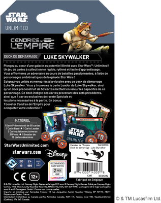 SWU : Cendres de l'Empire Deck - LS FR