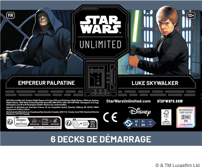SWU : Cendres de l'Empire Deck Display (6) FR