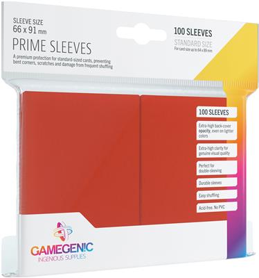 GG : 100 Sleeves Prime Red