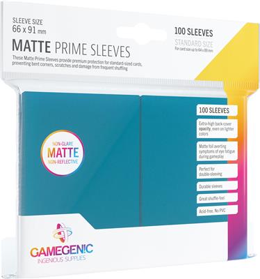 GG : 100 Sleeves Matte Prime Blue